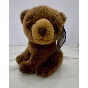 Wild Republic Brown Bear Cuddlekin Plush Stuffed Zoo Animal Soft Toy NEW